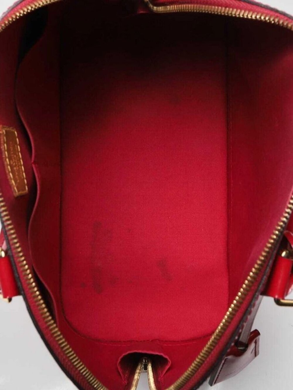 Louis Vuitton Rose Indian Monogram Vernis Alma PM Bag - Picture 12 of 12